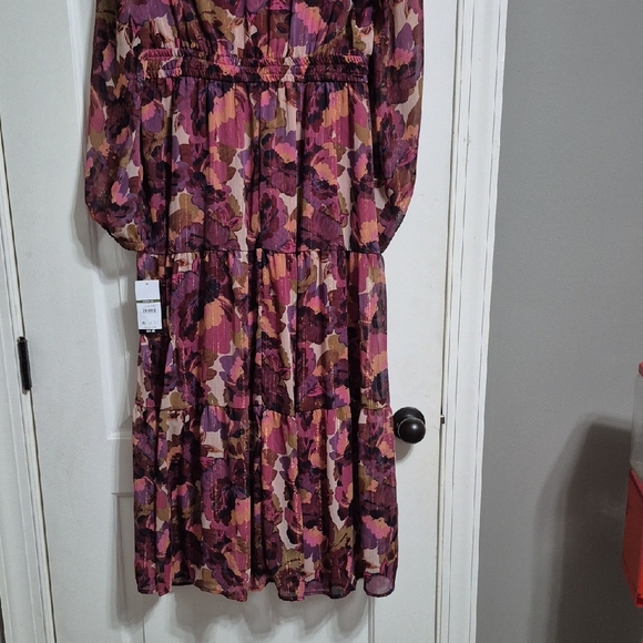 Sofia by Sofia Vergara Multicolor Floral Long Sleeve Dress - Picture 8 of 9